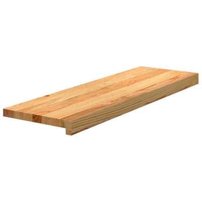 VidaXL Traptreden 2 st 80x30x2 cm massief eikenhout lichtbruin