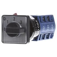 Kraus & Naimer CG4.A261.FS2 Wisselschakelaar 10 A 3 x 60 ° Grijs, Zwart 1 stuk(s) - thumbnail