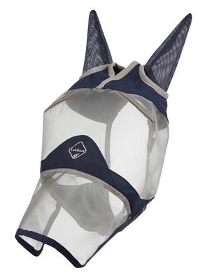 LeMieux ArmourShield Pro Full Fly Mask donkerblauw maat:m LeMieux ArmourShield Pro Full Fly Mask donkerblauw maat:m