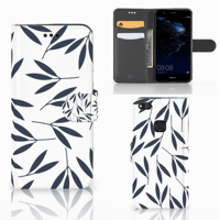 Huawei P10 Lite Hoesje Leaves Blue - thumbnail