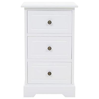 Nachtkastje 35x32x59 cm MDF en grenenhout Nachtkastje 35x32x59 cm MDF en grenenhout