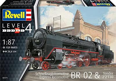Revell express locomotief br 02 & tender 2&apos;2&apos;t30 modelbouw - thumbnail