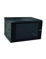 WP Rack WPN-RWB-06605-B Wandbehuizing Glasdeur 6U Zwart - 600x370x500mm (BxHxD) - thumbnail