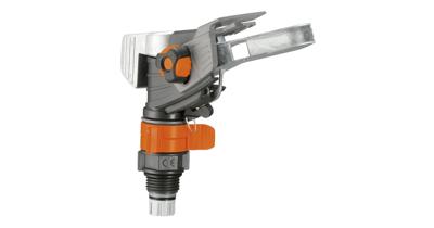 GARDENA premium pulserende sector- en cirkelsproeier sproeier (zwart/zilver, 8137-20)