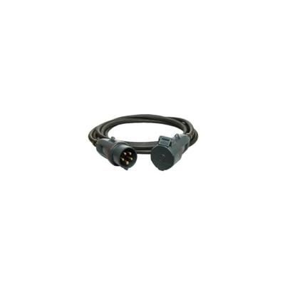 Walther Werke 39100502100100 Stroom Verlengkabel 16 A Zwart 10.00 m