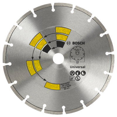 Bosch Accessoires Diamantdoorslijpschijf Universal | 115mm - 2609256400