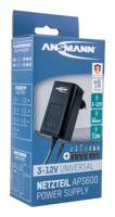 Ansmann 1201-0022 Stekkernetvoeding, instelbaar 12 V/DC, 9 V/DC, 7.5 V/DC, 6 V, 4.5 V/DC, 3 V 600 mA 7.20 W - thumbnail