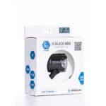Herrmans Koplamp h-black mr4 dynamo - aan/uit functie - met houder - 100/120 lumen Herrmans Koplamp h-black mr4 dynamo - aan/uit functie - met houder - 100/120 lumen
