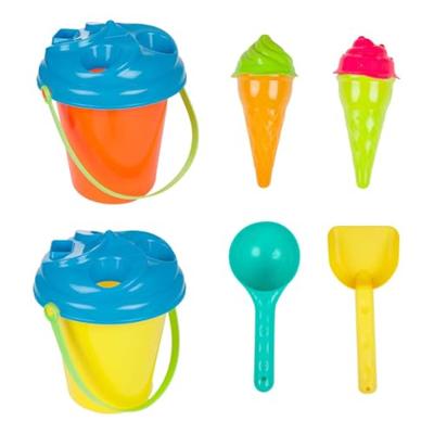Toi-Toys Play out strandset emmer en ijsvormen, 8dlg.