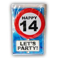 Happy Age Kaart - 14 Jaar - thumbnail