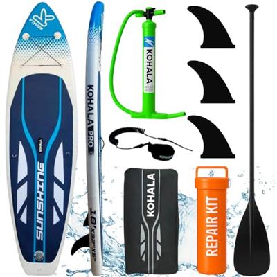 Opblaasbaar SUP-board met Accessoires Kohala Sunshine Wit (305 x 81 x 12 cm) Opblaasbaar SUP-board met Accessoires Kohala Sunshine Wit (305 x 81 x 12 cm)