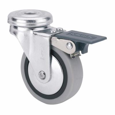 Rueda Ruedas Alex Grijs Rubber Poliamix 17 kg draaibaar