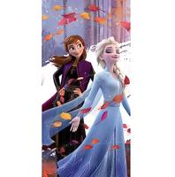 Disney Frozen Leaves Strandlaken 70 x 140 cm - thumbnail