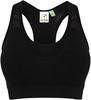 Tombo TL696 Ladies´ Seamless Crop Top - Black - L Tombo TL696 Ladies´ Seamless Crop Top - Black - L