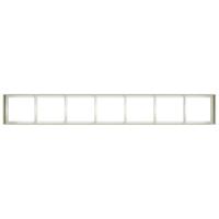 Plantenbak 280x40x40 cm koudgewalst staal wit - thumbnail