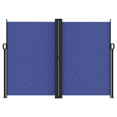 Windscherm uittrekbaar 180x600 cm blauw