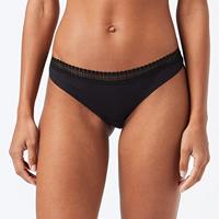 2-pack dames GO Ribbed brazil - kanten Katoenen brazilian slip - thumbnail