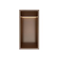 Hotbath &More Inbouwnis - 30 x 15 x 10 cm - met LED-verlichting - Tuscan Bronze - thumbnail