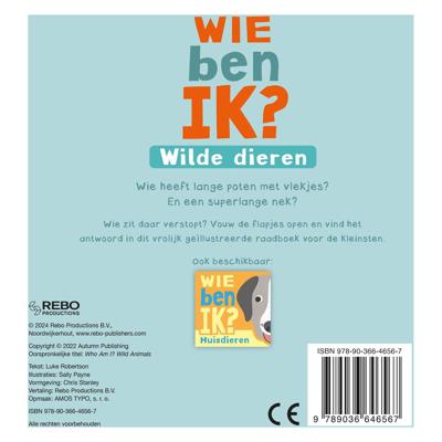 Rebo Publishers Wie ben ik? wilde dieren