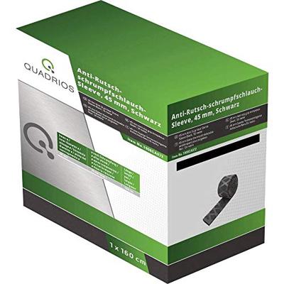 Quadrios 1908CA072 Krimpkous zonder lijm Zwart 45 mm 22.50 mm Krimpverhouding:2:1 1.6 m