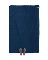 HEMA Handdoek microvezel 110x175cm (donkerblauw) - thumbnail