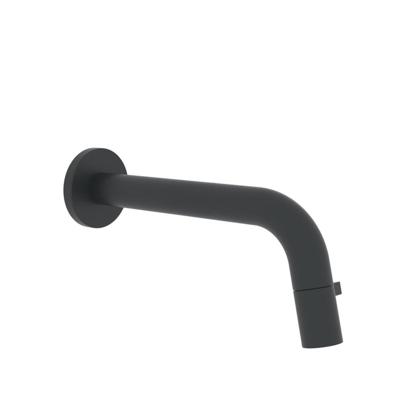 HansaHansanovatapkraan wanduitloop1/2aansluiting sprong 186mm mat zwart 5096810133