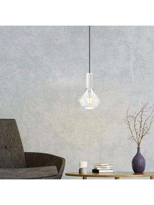 Light depot - kunststof fitting rond E27 - wit - Outlet