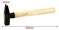 KS Tools 142.1380 1421380 Bankwerkershamer 920 g 350 mm DIN 1041 1 stuk(s) - thumbnail
