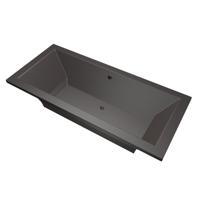 Ligbad Society 200X90X50 cm Antraciet MegaBath - thumbnail