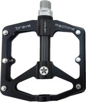 BRAVE platformpedaal "freeride carbon" mod. 19 platform pedal freeride carbon bl. - thumbnail