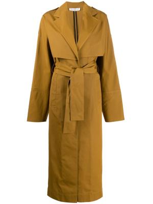 Victoria Beckham tie-waist trench coat - Brown