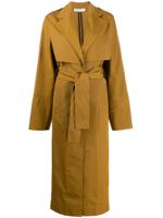 Victoria Beckham tie-waist trench coat - Brown - thumbnail