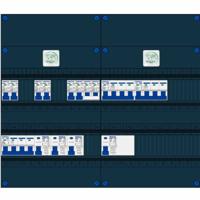 GACIA krachtgroepenkast 6 groepen 230v 2 krachtgroepen 16A 400V kookgroep HS 4P 40A - thumbnail