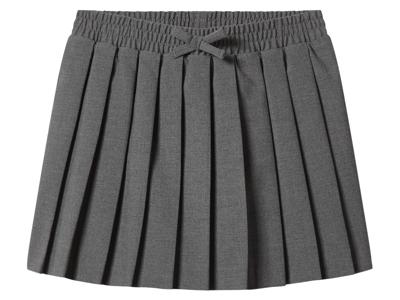 lupilu Kinder rok met plooien (Grijs, 122/128)