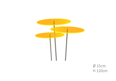 3 stuks! Zonnevangers Geel medium 120x15 cm Cazador Del Sol - Cazador del sol 3 stuks! Zonnevangers Geel medium 120x15 cm Cazador Del Sol - Cazador del sol