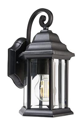 Deko Light Saiph 341244 Wandlamp E27 Zwart, Doorschijnend Deko Light Saiph 341244 Wandlamp E27 Zwart, Doorschijnend