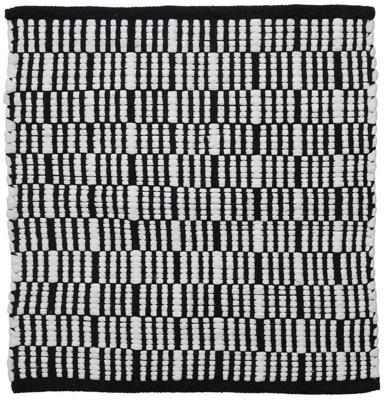 Badmat Sealskin Bandra 60x60 cm Katoen Zwart Badmat Sealskin Bandra 60x60 cm Katoen Zwart