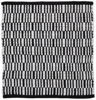 Badmat Sealskin Bandra 60x60 cm Katoen Zwart - thumbnail