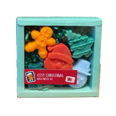 Jingle Kerstmis Set van 5 gevormde Waxmelts