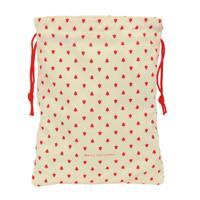 Rugtas met Koordjes Safta Beige 26 x 34 x 1 cm - thumbnail