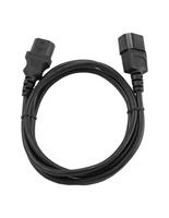 Netsnoer (C13/C14) VDE 1.8 meter Zwart - thumbnail