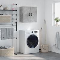 Wandkast 60x31x60 cm bewerkt hout betongrijs - thumbnail