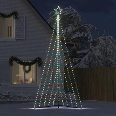 VidaXL Led-kerstboom 570 leds kleurrijk 399 cm