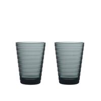 IITTALA - Aino Aalto - Glas 0,33l Dark Grey set/2 - thumbnail