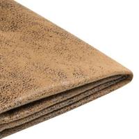 Beliani - FITOU - Bekleding bed - Bruin - 140 x 200 cm - Kunstleer - thumbnail