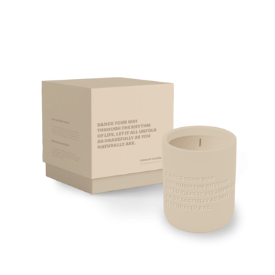 The Gift Label Dance Your Way Cemented Candle 310gr