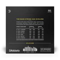 D&apos;Addario NYXL32130MS Fanned Fret Bass Strings 6-snarige multiscale bassnaren - thumbnail