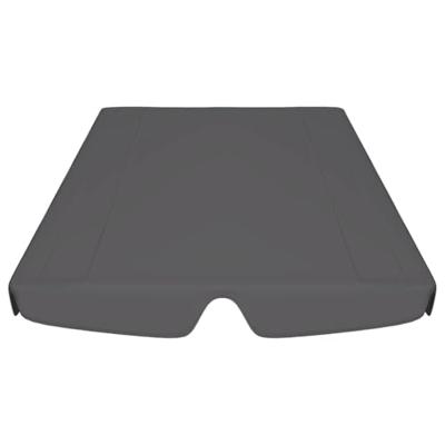 VidaXL Vervangingsluifel voor schommelbank 188/168x145/110cm antraciet VidaXL Vervangingsluifel voor schommelbank 188/168x145/110cm antraciet