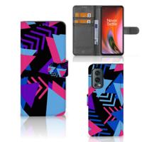 OnePlus Nord 2 5G | Book Case | Funky Triangle - thumbnail