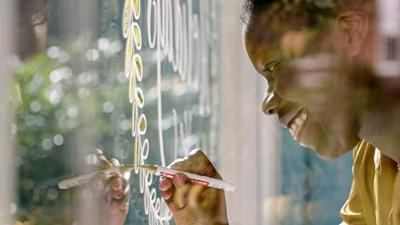 Edding 4085 Krijtmarker Framboos, Neon-geel, Neon-oranje, Neon-pink 1 mm, 2 mm